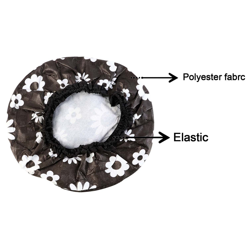 Stacked ceiling fan motor cover and blade covers in washable fabric