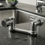 360 degree tap head in kitchen for improved reach