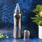 Leak-Proof Cap on 250ml Stainless Steel Feeding Bottle