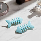 Creative fishbone pattern hair clip for daily wear