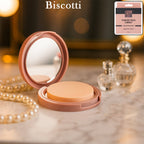 Biscotti Compact Powder in Brew shade with flawless touch packaging