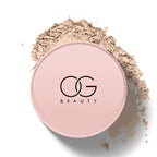 Smooth finish of OG Beauty Compact Powder for flawless matte look