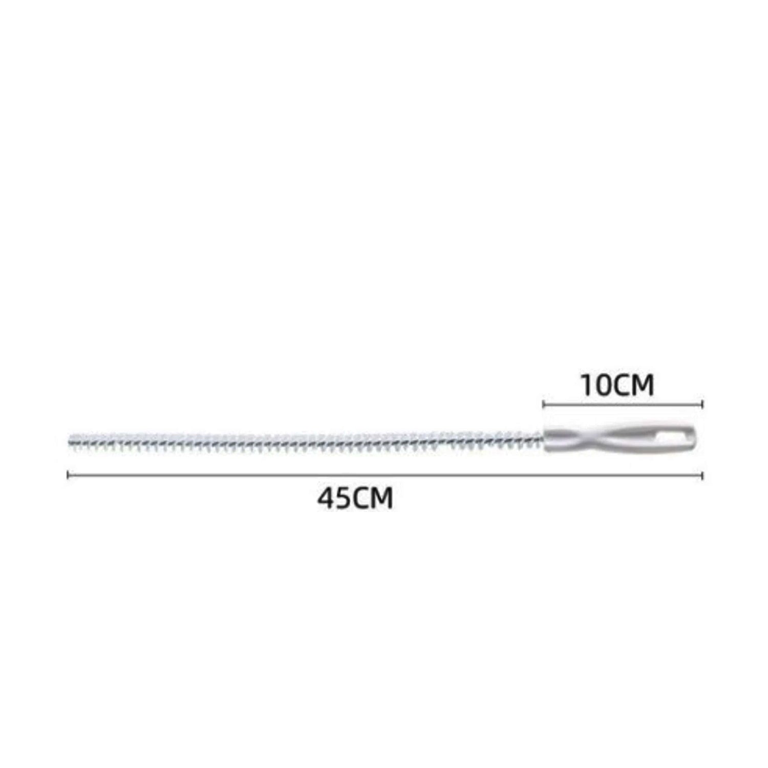 Size chart for 45cm flexible drain cleaning brush