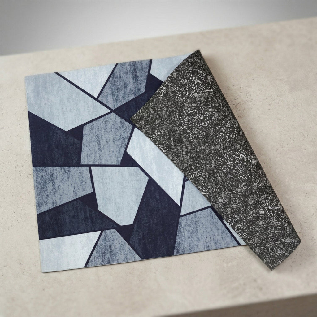 Stylish geometric rug for home decor and safety