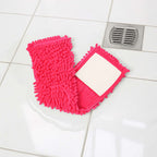 Mop refill pad ready to attach on mop frame for home floor cleaning