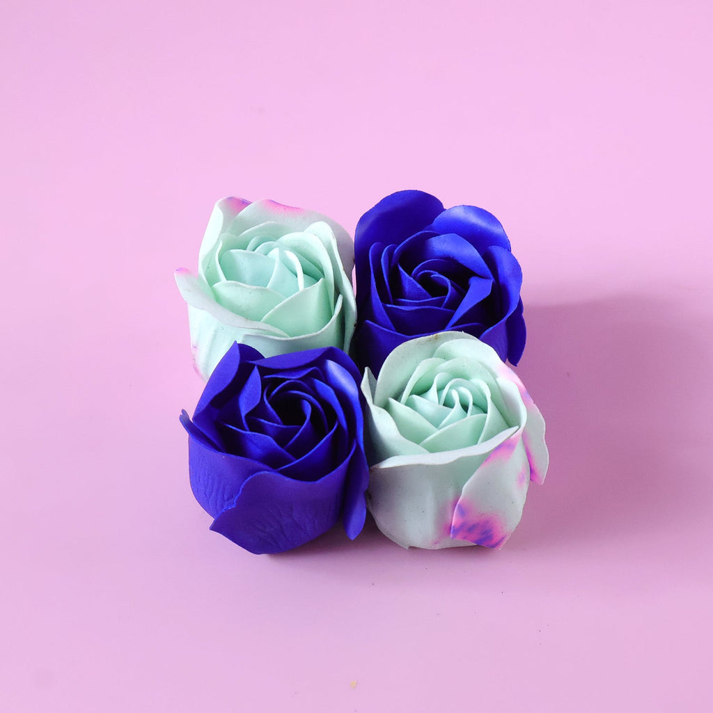 Bath soap gift set with elegant storage box