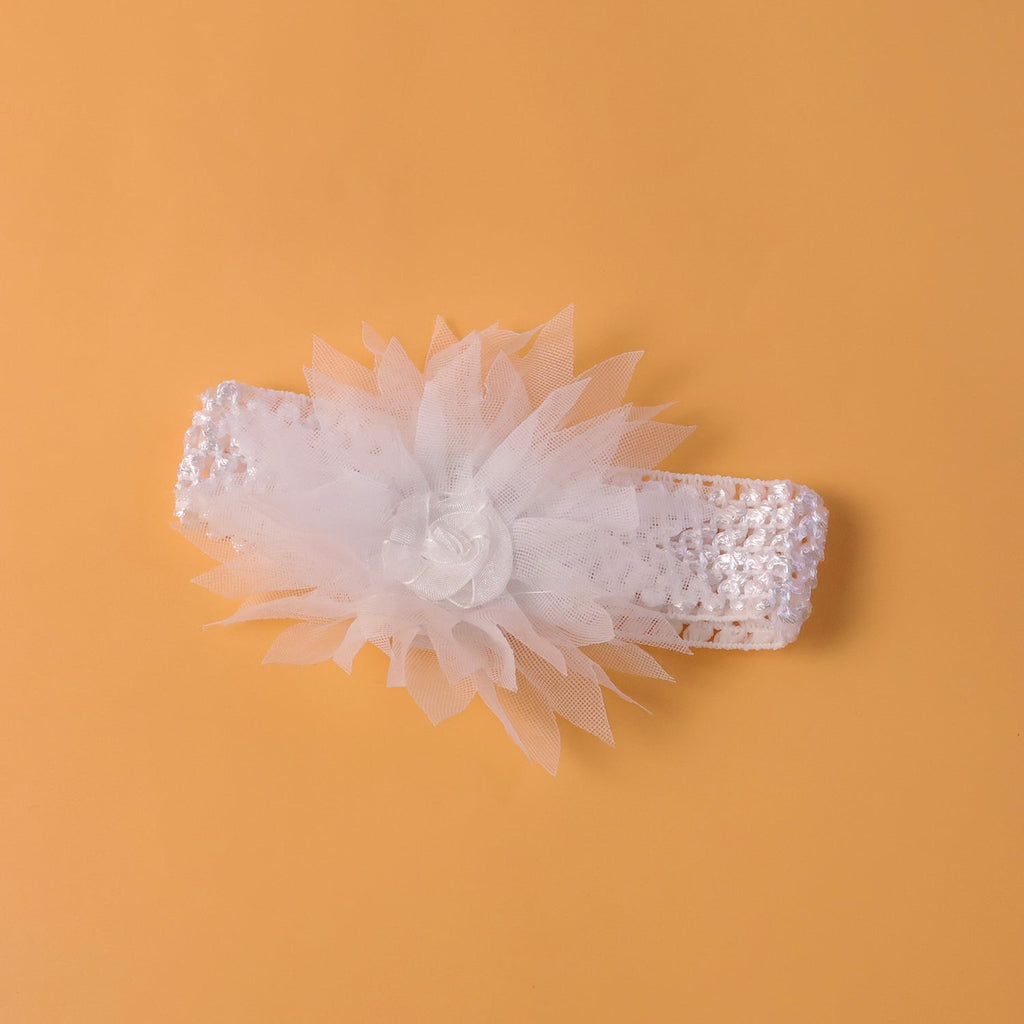 Adorable floral baby headband perfect for photoshoots and birthday parties