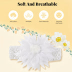 Comfortable elastic baby headband keeping hair neatly in place