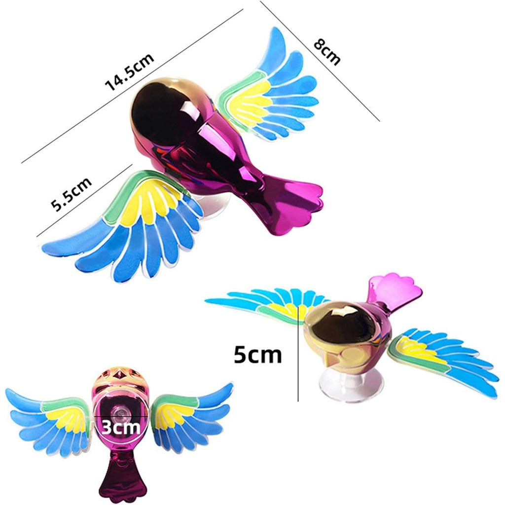 Size comparison reference for wind flying bird dashboard decoration