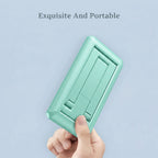 Adjustable foldable mobile stand for hands-free viewing