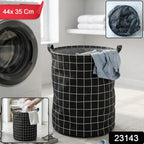 Spacious clothes storage basket with foldable design