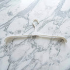 Foldable plastic hanger, ideal for space-efficient wardrobe storage