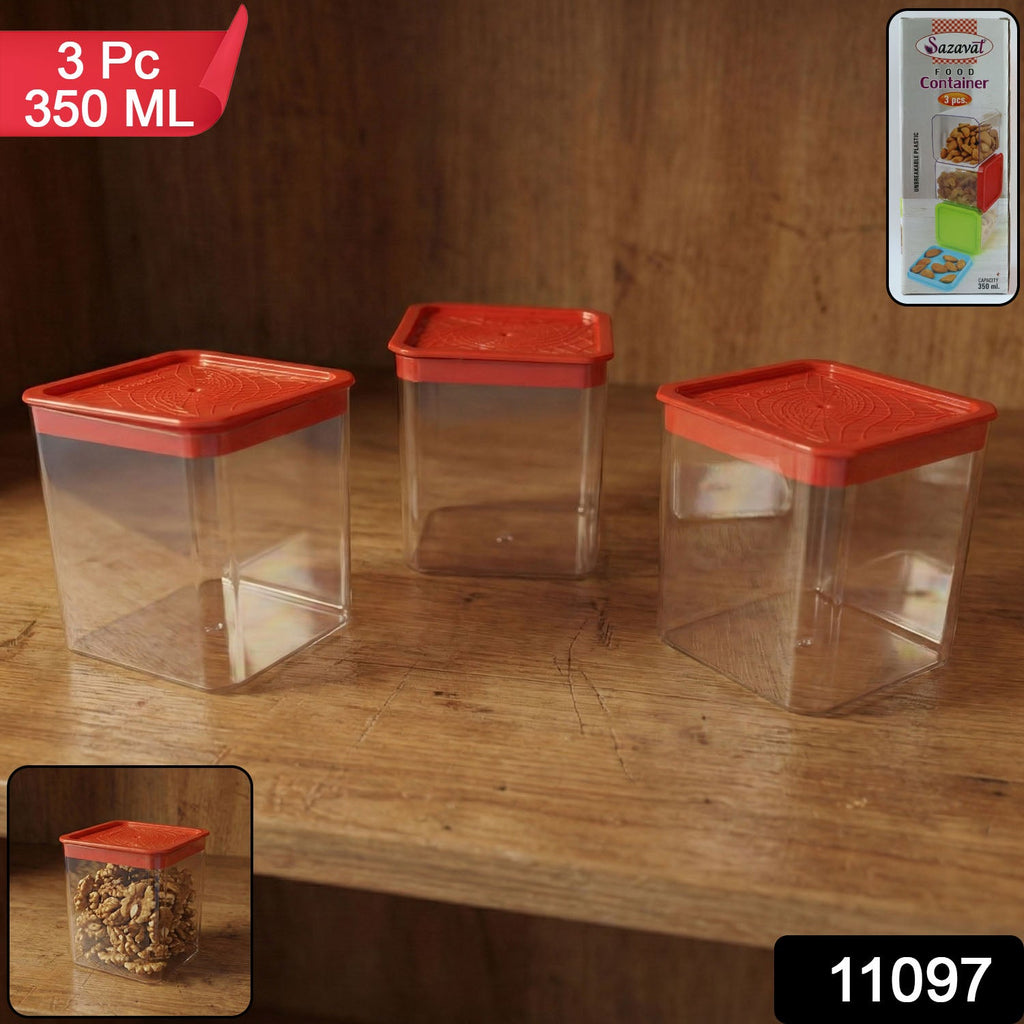 Food storage box with airtight lids ideal for dry fruit and snack storage