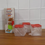 Usage of airtight food storage container set for daily kitchen organisation