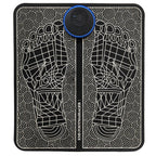 Foot EMS Pulse Massage Pad showing printed electrodes for comfort