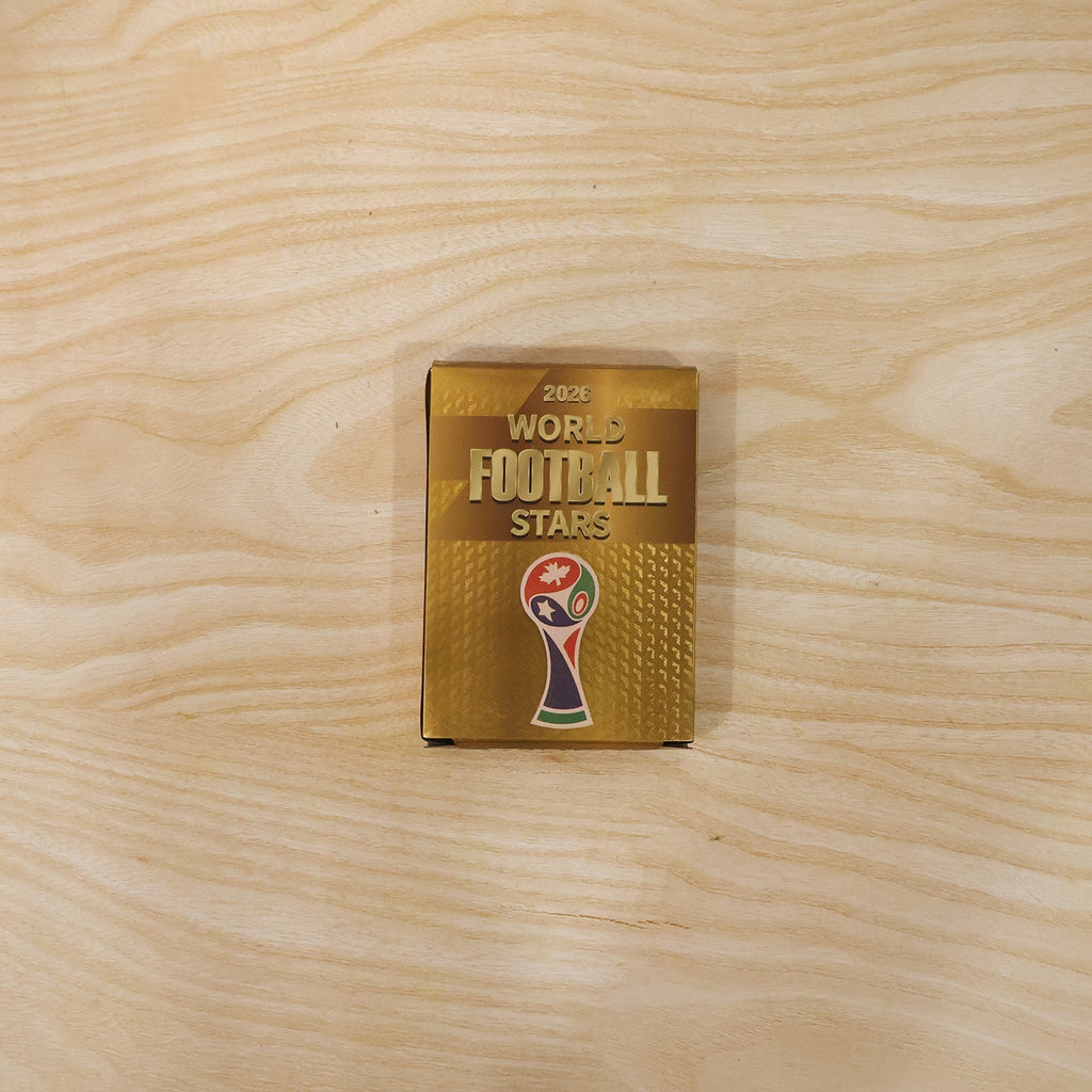 Football fan card set featuring iconic football stars