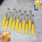 Set of stainless steel big forks with durable ergonomic handles