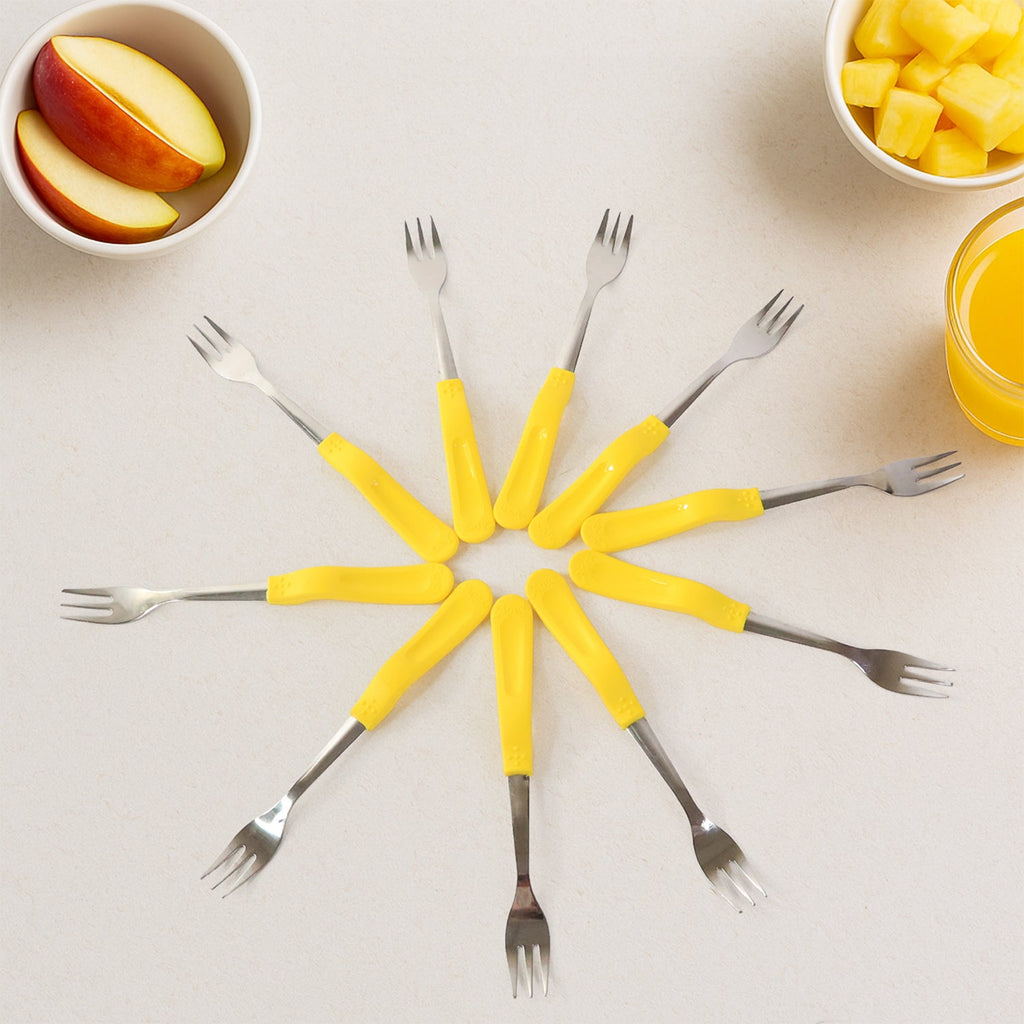 Durable stainless steel fork ideal for kitchen and dining use