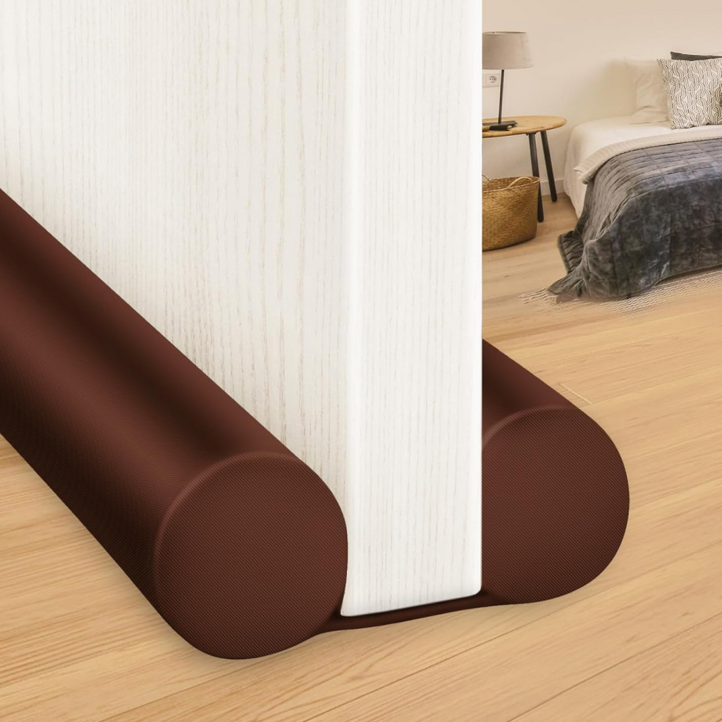 Twin Door Draft Stopper by FreshAura for main door insulation.