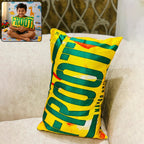 Soft plush kids cartoon pillow with colorful print for baby comfort