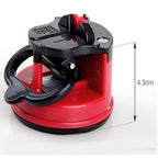 Bottom view showing the strong suction cup for stable sharpening.