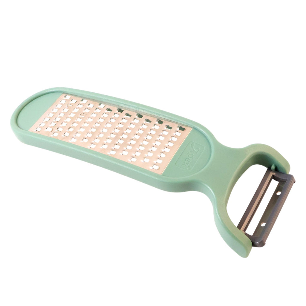 Multi-function vegetable peeler and grater combo tool for salad making