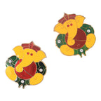Two decorative Ganesh wall stickers displayed together for home decor