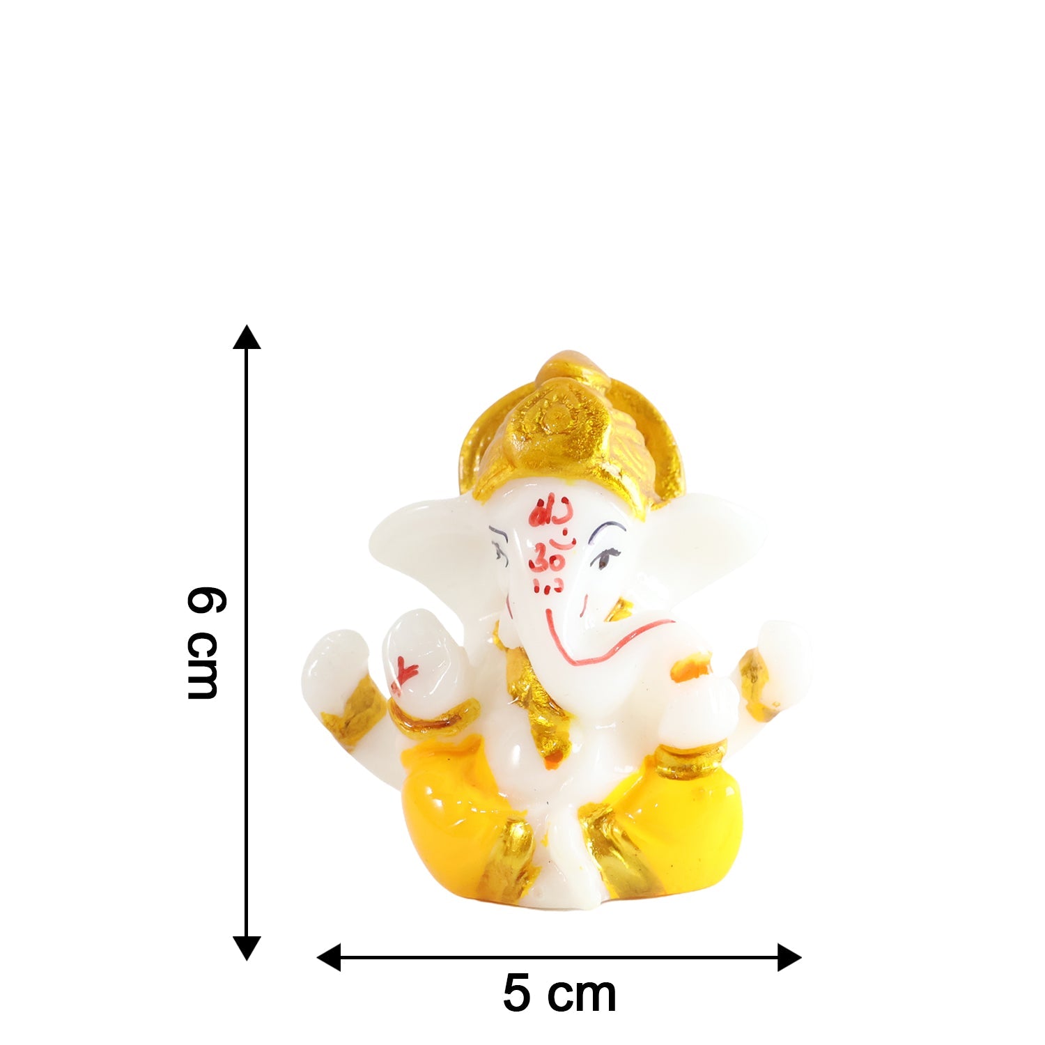 Hindu deity Lord Ganesha small murti for home temple decor