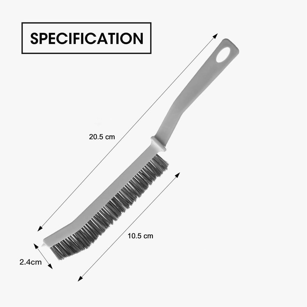 Measuring scale showing 28 cm length of the long handle corner cleaning brush