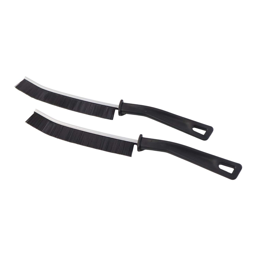 Stiff bristle brush for dust removal in skirting boards and floor corners