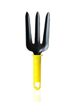 A rustic display of the complete gardening tools set, ideal for efficient garden work.