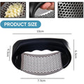 One-piece garlic crusher with ergonomic grip for daily use