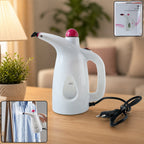 Garment steamer for clothes and curtains with quick heat-up technology