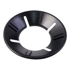 Flame spreader and protector ring on gas stove improving heat and fuel efficiency