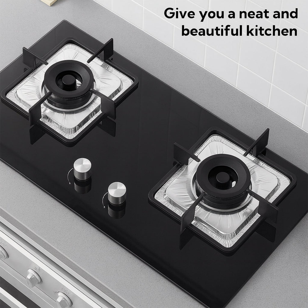 Aluminium gas stove protector cover for 23x23 cm burner