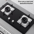 Aluminium gas stove protector cover for 23x23 cm burner