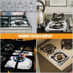 Installation demonstration of aluminium stove protector cover