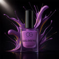 Gel nail polish bottle showing rich berry eclipse color