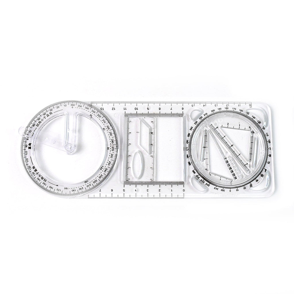 Geometry drawing tool with scale and stencil templates