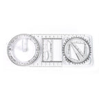 Geometry drawing tool with scale and stencil templates