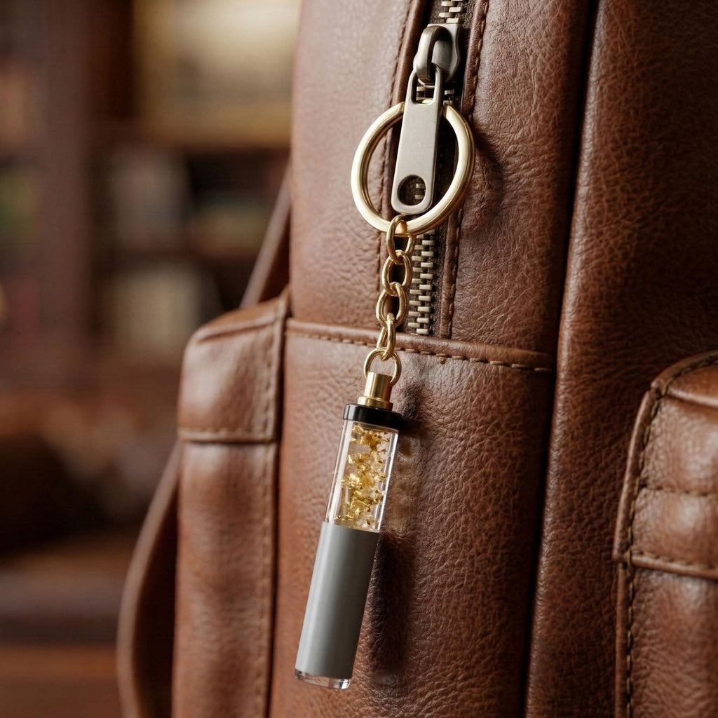 Elegant office accessories set—pen and keyring