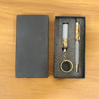 Elegant office gift set—stylish pen and keychain bundle