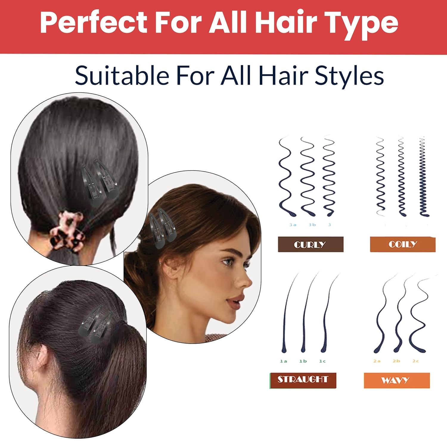 Compact hair accessories set in a convenient package
