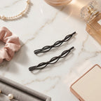 Set of hair clips for secure hold and styling