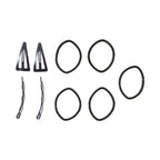 Hair styling bands and clips combo for daily use