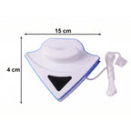 Side view of magnetic window cleaner tool