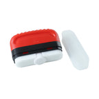 Dual function car window cleaner with sponge and wiper blade
