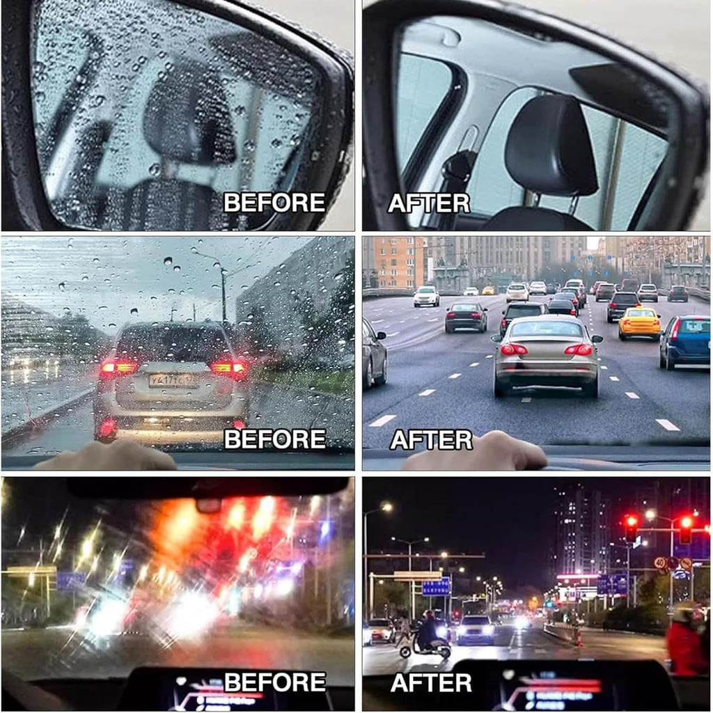 Reusable car glass wiper sponge cleaning tool for quick dry finish