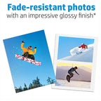 Glossy photo paper sheets ideal for professional quality photo prints