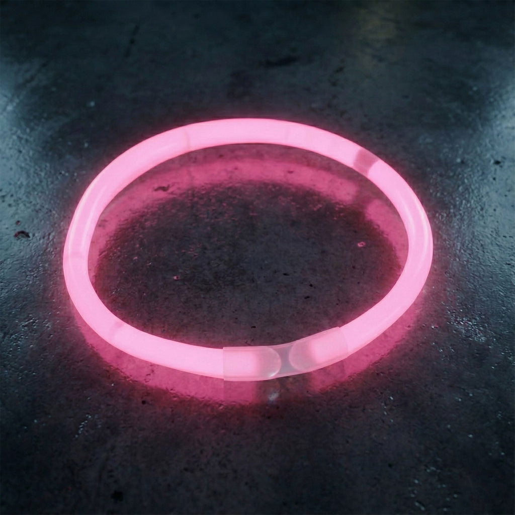 Multiple Glow LED Bracelets in different colors, showcasing their features.